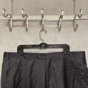 Santorelli Loro Piana Pants Men 42X27 Charcoal Italy Super 110 Wool 1900LP Luxe